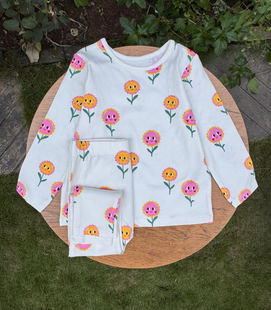 George Sunflowers print Pyjamas Set