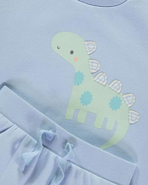 George appliquéd Dino Sweatshirt and Trouser set