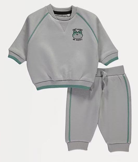 George "Don't worry be happy” Sweatshirt & Trouser Set