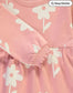 George Flower print Long Sleeves Sweatshirt Dress