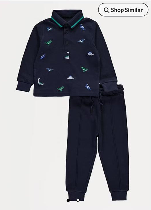 George Dinosaurs print Shirt & Trouser Set