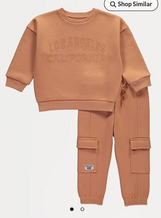 George "Losangeles California" Sweatshirt & Trouser Set