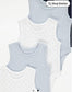 George pack of 5 Sleeveless Bodysuits