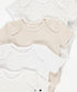 George pack of 5 Short Sleeve Bodysuits