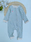 Tu Clothing Stripes Sleepsuit