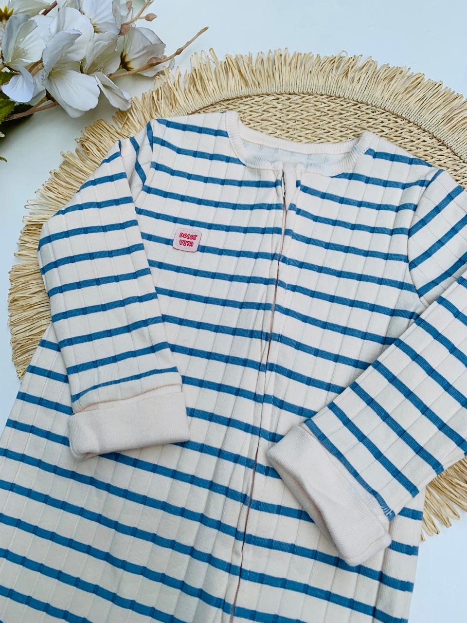 Tu Clothing Stripes Sleepsuit