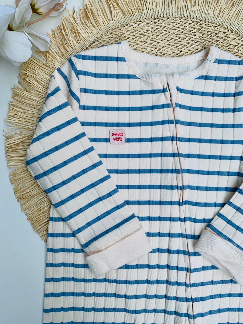 Tu Clothing Stripes Sleepsuit