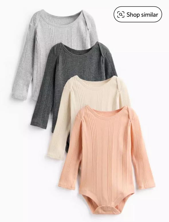 Tu Clothing pack of 4 Bodysuits