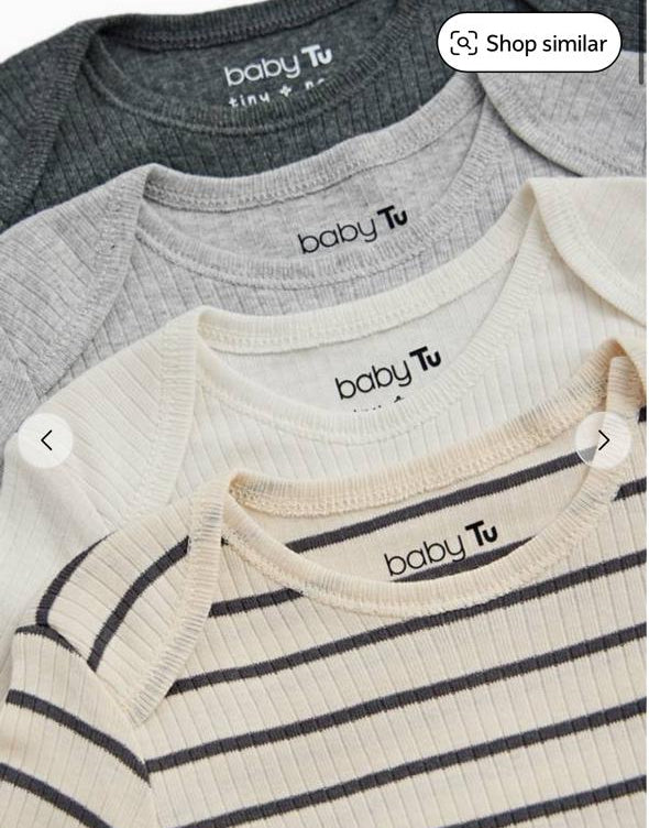 Tu Clothing pack of 4 Bodysuits
