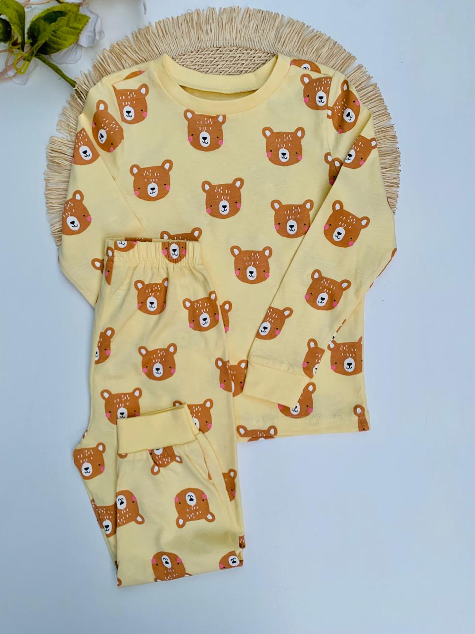 Tu Clothing Bear faces print Pyjamas