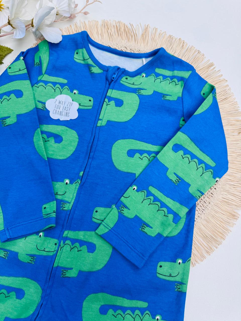 George Dinosaur print Sleepuit