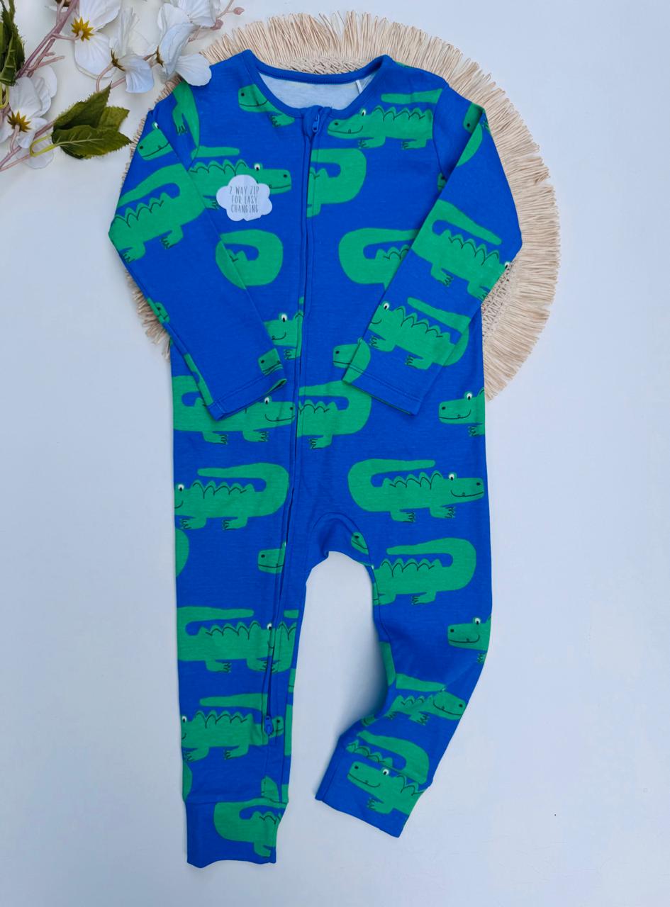 George Dinosaur print Sleepuit