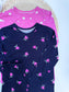 George Pack of 2 Tulips & Stars print Pyjamas Set