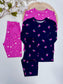 George Pack of 2 Tulips & Stars print Pyjamas Set