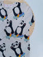 George Pandas print Sleepsuit