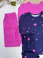 George Pack of 2 Stars & Dots print Pyjamas Set