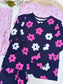 George Pack of 2 Flowers & Hearts print Pyjamas Set