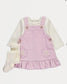 George Corduroy Dungaree with Bodysuit and Leggings Set