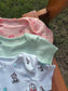 George pack of 5 Cats print Bodysuits