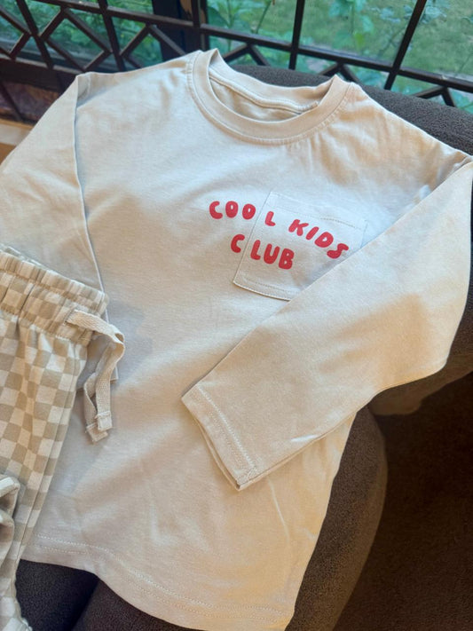 George Cool Kids Club Shirt & Sweat-Trouser Set