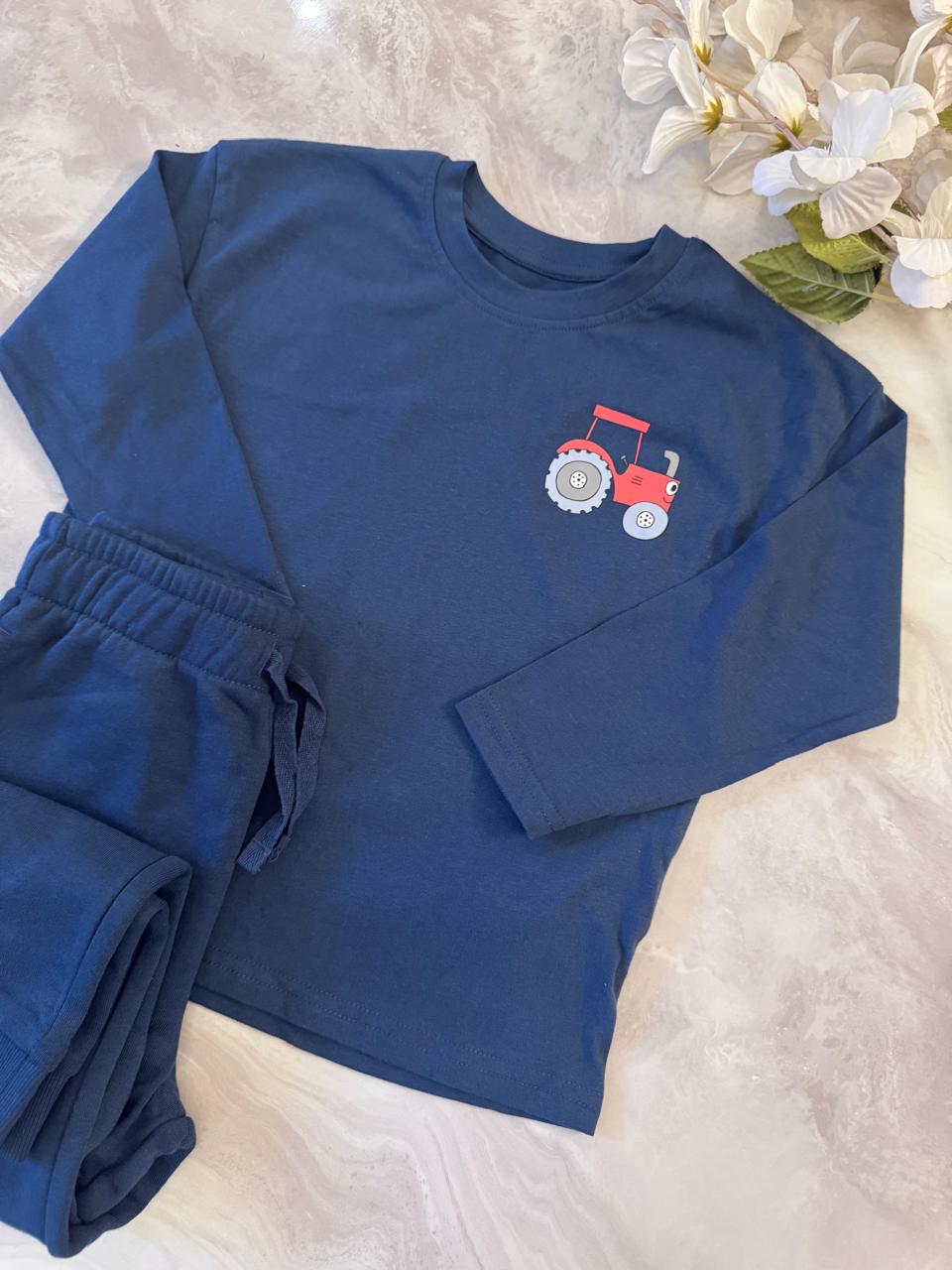 George Tractor Shirt & Sweat-Trouser  Set
