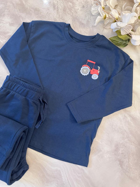 George Tractor Shirt & Sweat-Trouser  Set