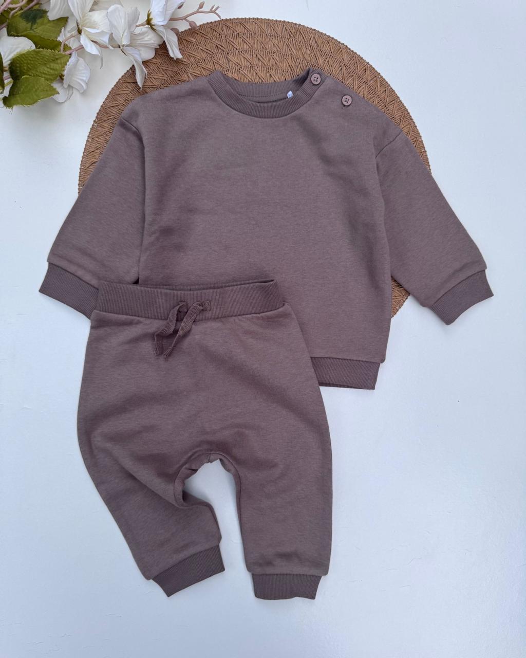 George Long Sleeve Sweatshirt & Trouser Set