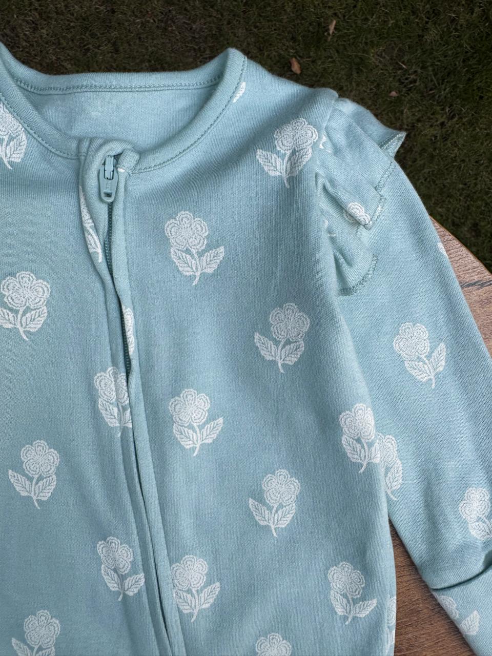 George Floral Frill Sleepsuit