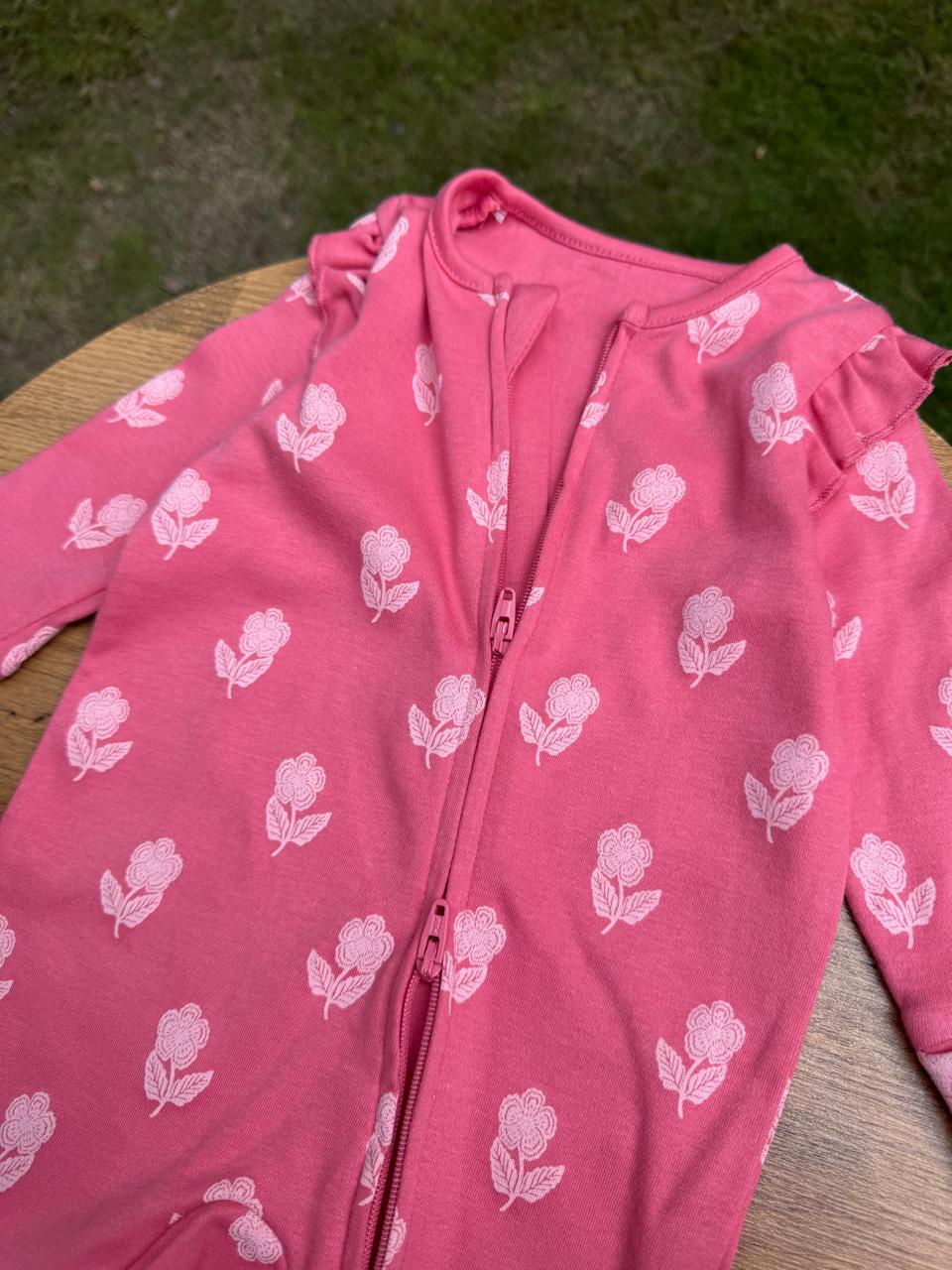 George Floral Frill Sleepsuit