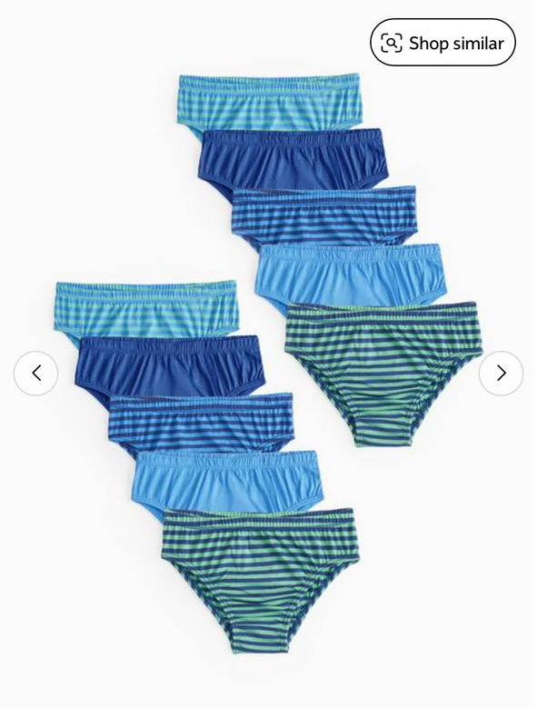 Tu Clothing pack of 10 Briefs Set