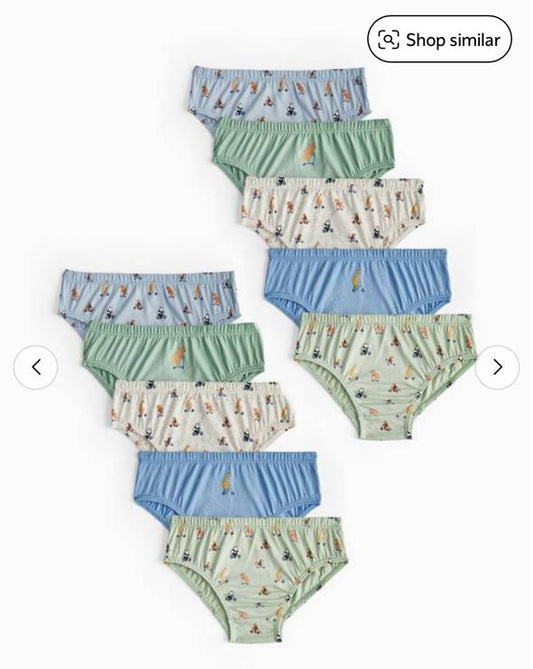 Tu Clothing pack of 10 Briefs Set