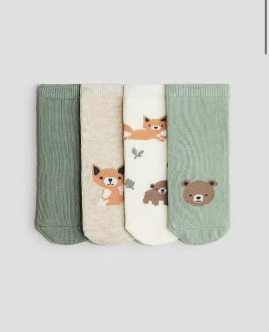 H&M pack of 4 Socks Set