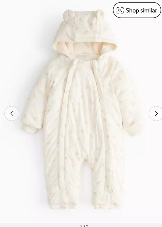Tu Clothing Two Way Zipped Pramsuit