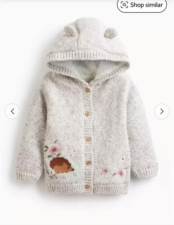Tu Clothing Knitted Sherpa lined Jacket