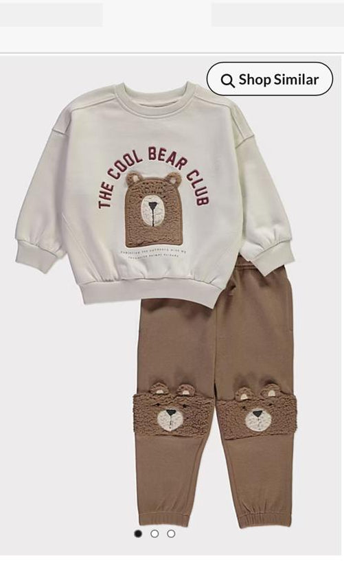 George "The Cool bear Club"Sweatshirt & Trouser set