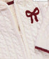 George Bow Knitted Hoodie Zip Up Cardigan