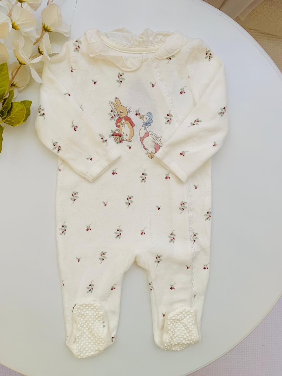 Tu Clothing Frilled Neck Sleepsuit