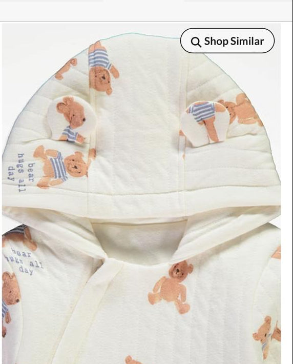 George Quiltted Footless Sleepsuit