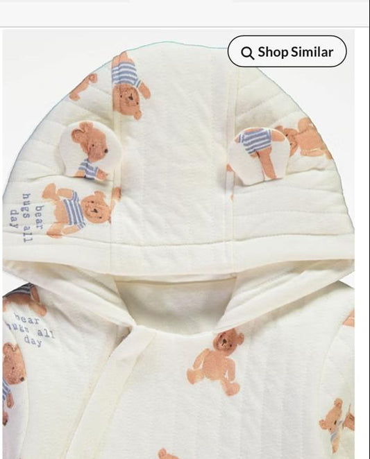 George Quiltted Footless Sleepsuit