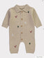 George Knitted Woodland Embrioded Sleepsuit