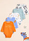 George Pack of 5 “Happy Crew" Bodysuits
