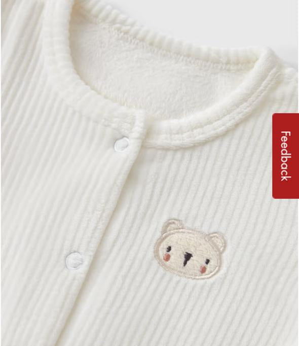 Matalan Velour Sleepsuit