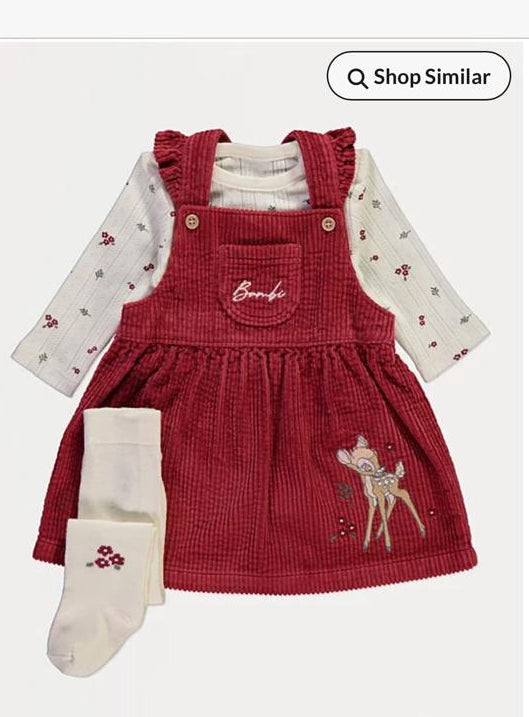 George Painafore Dress with Bodysuits and Leggings