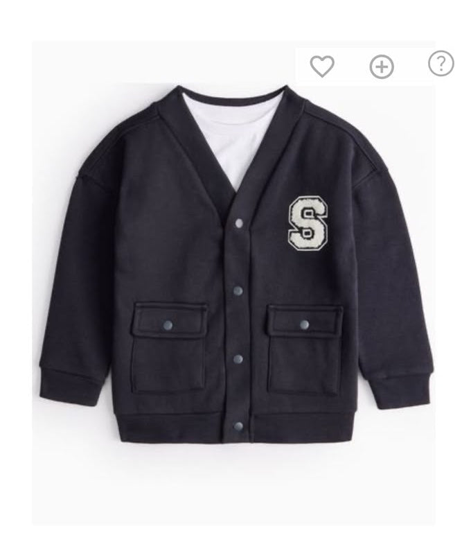 Tu Clothing "S" Collared Cardigan & T-Shirt set