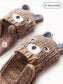 Tu Clothing Knitted printed Bear Face Gloves