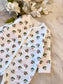 Quilted Floral Sleepsuit