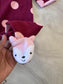 Fox Face Embroidered Fleece Sleepsuit