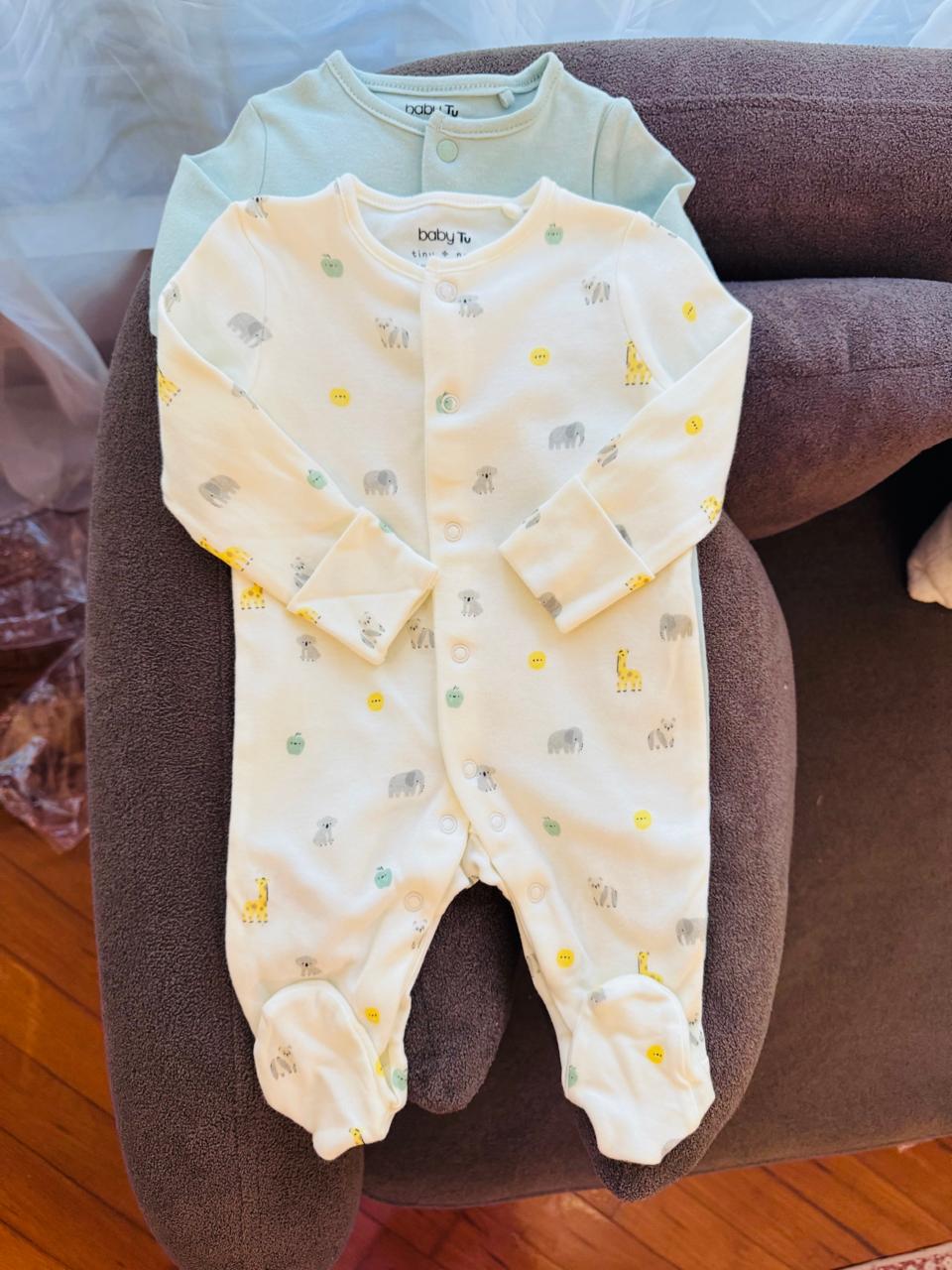 Tu Clothing Pack of 2 Sleepsuits