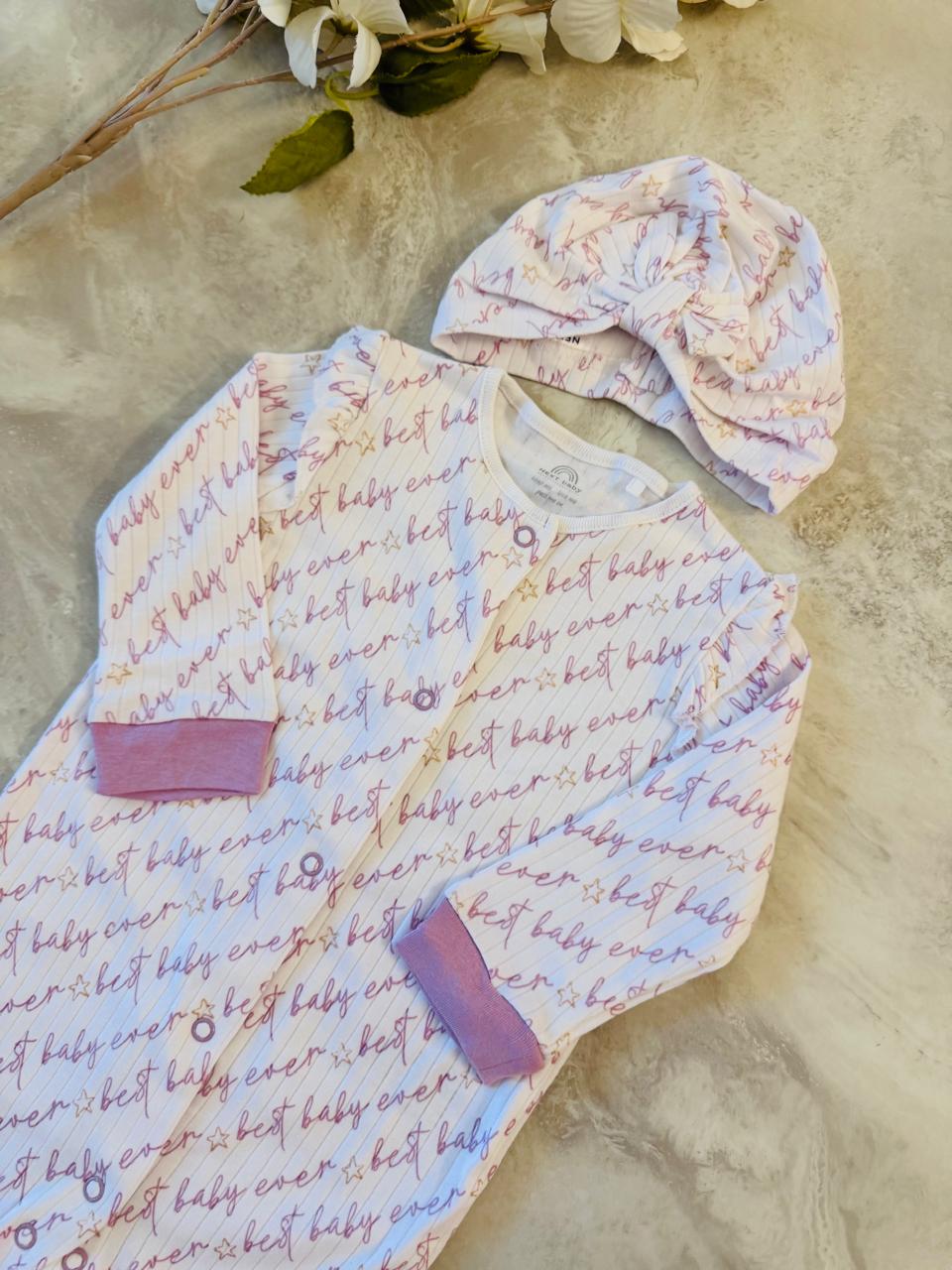 Next Sleepsuit & Cap Set