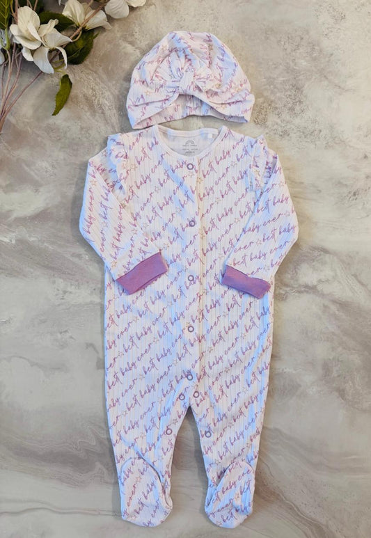Next Sleepsuit & Cap Set